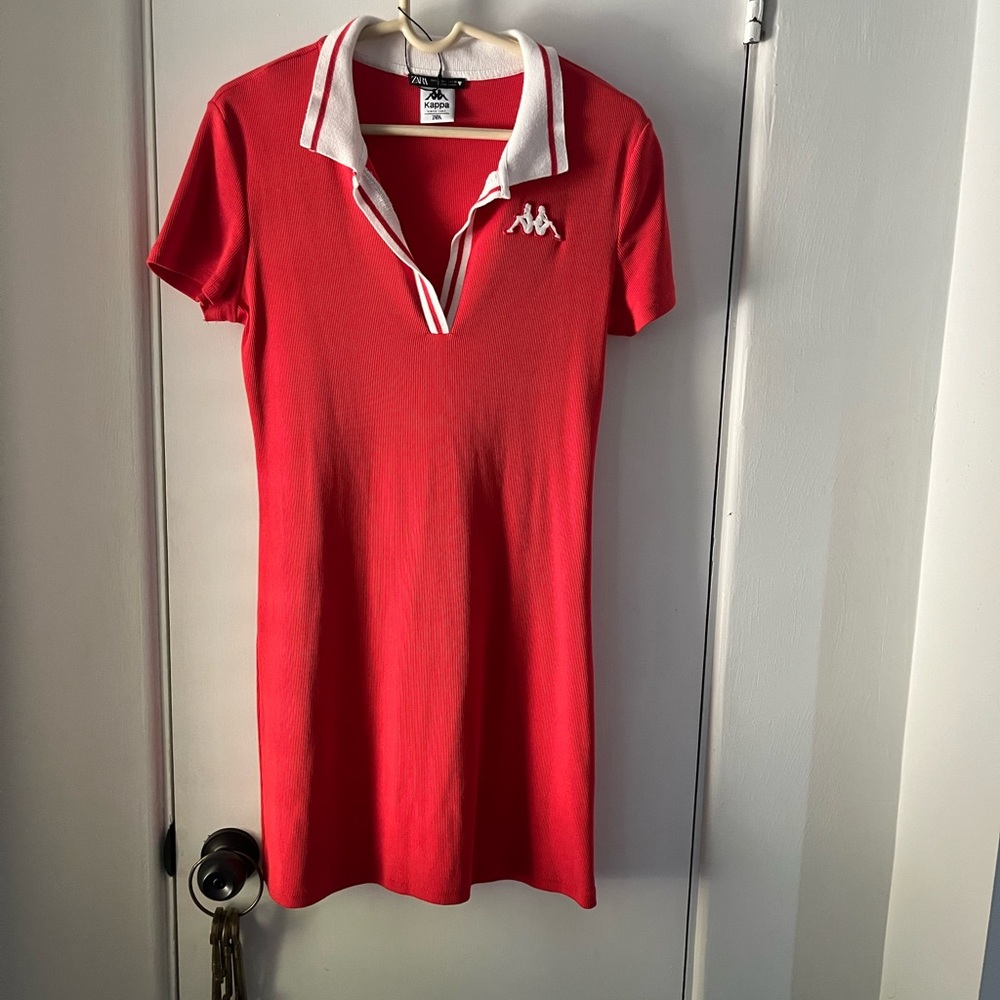 Kappa by Zara Red Polo Dress